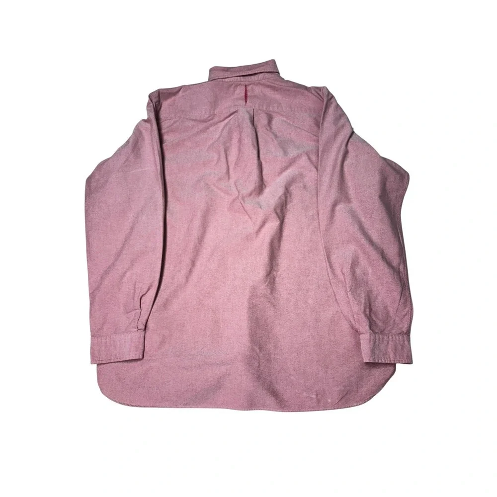Ralph Lauren Mens XL Classic Fit Long Sleeve Button Down Shirt Red‎